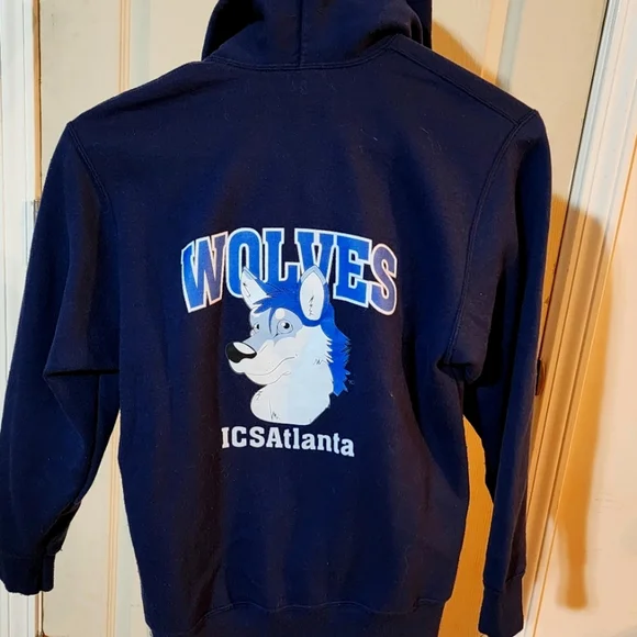 Youth L zipped hoodie - Picture 3 of 3